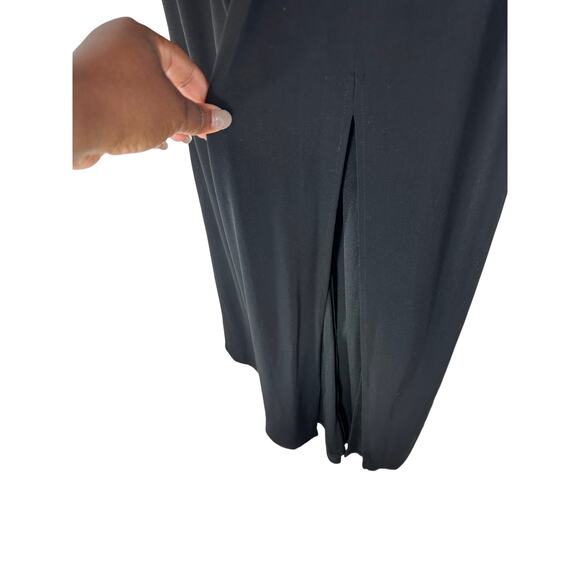 Tadashi Shoji Dress Black Sleeveless Mother of the Bride Formal Evening Medium - Picture 7 of 12